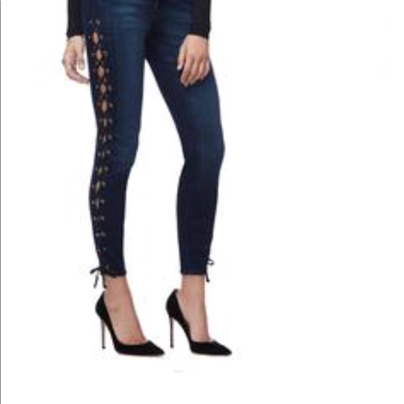 Good American Denim - Good American lace up jeans